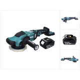 Makita DPO 600 T1 Akku Exzenterpolierer 18 V 150 mm XPT Brushless plus 1x Akku 5,0 Ah - ohne Ladegerät Exzenterschleifer