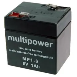 Multipower Blei-Akku MP1-6 Pb 6V / 1Ah
