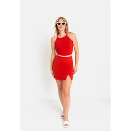 lscn by lascana Minirock Damen Rot 42