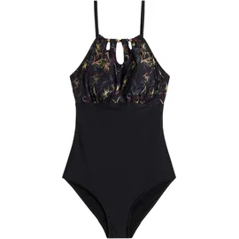 bonprix Badeanzug Damen Schwarz 42