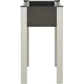 furnicato Garten-Hochbeet 75 x 40 x 75 cm Grau