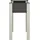 furnicato Garten-Hochbeet 75 x 40 x 75 cm Grau