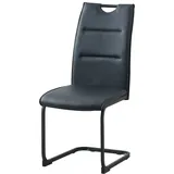 Hti-Living Schwingstuhl DannyP PU Schwarz