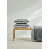 s.Oliver Kissenbezug Double Soft 30 x 50 cm Grau
