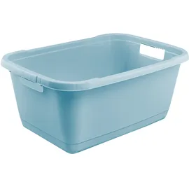 KEEEPER aenna 2x Wäschewanne Stabiler Kunststoff, 52 l, nordic Blue