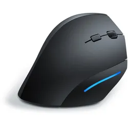 CSL ergonomische Maus Funk, ergonomische Vertikal Mouse 2,4 GHz, gegen Maus-/Tennisarm RSI Syndrom