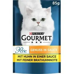 GOURMET Perle Genuss in Sauce 26x85g Huhn, in Brathuhnsauce