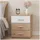 Hti-Living Nachtschrank Nina 45 x 38 x 53 cm Weiß
