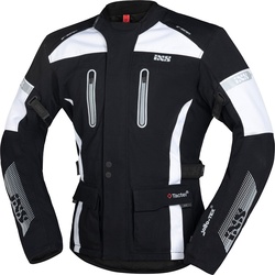 IXS Tour Pacora-ST Motorfiets textiel jas, zwart-wit, S