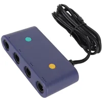 Controller-Adapter für, Controller-Adapter und WII U- und PC-Adapter, Super Smash Bros -Adapter mit 4 Anschlüssen für Switch-PC