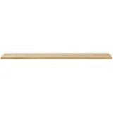 möbelando Wandboard >GRENO< in Wildeiche massiv geölt, Zeitlose Optik, in den Maßen ca. 110 x 3 x 20 cm (B/H/T) - mit optimalen Stauraum für Ihr Zuhause - Wandboard Wandregal Regal