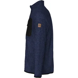 Forsberg warme Strickjacke mit Brusttasche / dunkelblau / L