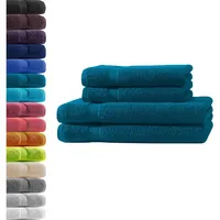 Hometex Premium Textiles Premium Handtuchset 2-tlg. blau