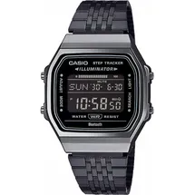 Casio Vintage Iconic Digitaluhr Bluetooth Schwarz