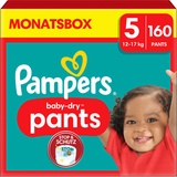 Pampers Baby-Dry Pants Gr. 5 Junior, 12-17kg, Monatsbox (1 x 160