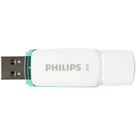 Philips Snow Edition 8 GB weiß/grün
