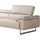 Egoitaliano Ecksofa "Malika, elegant und bequem, Designsofa, L-Form", weiß (paper), B:300cm H:94cm T:107cm, Leder »BULL« (echtes Rindsleder). Geschliffenes, pigmentiertes und behandeltes Rindsleder mit einer Dicke von 1, 3-1, 5 mm.