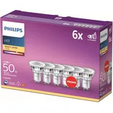 Philips LED-Spot 929001215233 5W GU10 warmweiß 6 St.