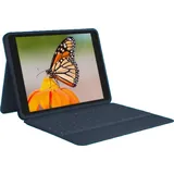 Logitech Rugged Combo 3 for Education, KeyboardDock für Apple iPad 10.2", blau, DE (920-009656)