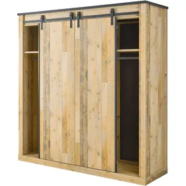 Home Affaire SHERWOOD Schlafzimmerschrank 201x63x209cm braun