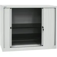 BISLEY EuroTambour Rollladenschrank 120 x 43 x 103 cm grau