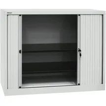 BISLEY EuroTambour Rollladenschrank 120 x 43 x 103 cm grau
