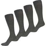 Nur Der Kniestrümpfe 4er Pack grau 43-46