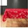 bricoline Tischdecke Bloomy 150 x 300 cm Rot/Gold
