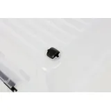 Buri 14x Scharnierbox 52l 60x40x35cm Transparent Deckel Aufbewahrung Spielzeugkiste