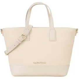 Valentino Atena Shopper Polyurethan Beige/Weiß