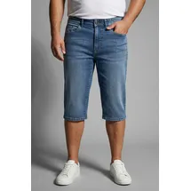 man's world plus "Große Größen", Herren, Gr. 62, N-Gr, blau (medium blau used), Denim/Jeans, Obermaterial: 98% Baumwolle, 2% Elasthan, unifarben, regular fit kniefrei, Jeans, gerade geschnittenes Bein, normale Leibhöhe, Regular-Fit