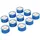 Silverline 10 x Rolle Ptfe-band weiß, 12 m X 19 mm