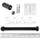 Nobily Achtkantwelle Rolladen-Set mit Maxi Rolladenmotor 20Nm 200 cm grau