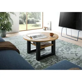 xonox.home Seattle Grau Eiche 75 x 42 x 75 cm
