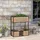 Outsunny Hochbeet 83 x 39 x 100 cm Hellbraun