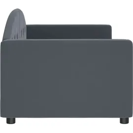 vidaXL Tagesbett 80 x 200 cm Dunkelgrau
