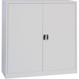 Gürkan Stahlschrank 100027 lichtgrau 92,0 x 42,0 x 120,0 cm, aufgebaut