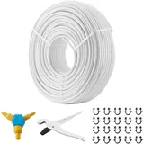 Vevor Aluverbundrohr 200 m Weiß