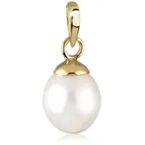 Elli Süßwasserzuchtperle Gelbgold 585