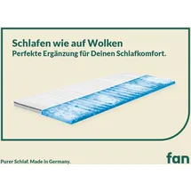 Frankenstolz Evina Topper 90 x 200 cm Weiß