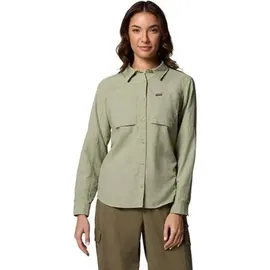 Columbia Damen Hemd Skien Valley Long Sleeve Shirt, Größe S in Grün Safari