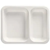 Papstar Starpak 50 Mikrowellenschalen, PP 2-geteilt 1205 ml weiss