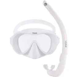 YEAZ Tauchmaske OCEAN VIBES Set, Weiß, ONE SIZE