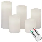 monzana LED Kerzen 10 St. weiß