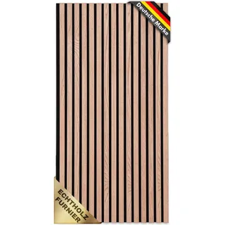 Floordirekt Akustikpaneel Eiche dunkel 2 St. 118 x 60 x 2,1 cm