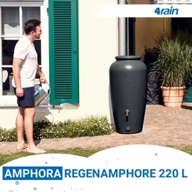 4rain Amphora Regentonne 220 l graphite grey