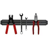 Iso Trade Magnetleiste Werkzeugleiste Messerleiste Magnetschiene 32,5cm Stabiler Halt Universal Messerhalterung zur Wandmontage Messer 1590