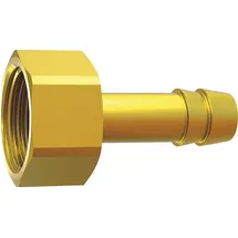 Riegler Aufschraubschlauchtülle, G 1/2, für Schlauch LW 10 mm, SW 24, MS