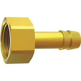 Riegler Aufschraubschlauchtülle, G 1/2, für Schlauch LW 10 mm, SW 24, MS