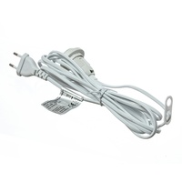 Kabel mit E14 Lampenfassung für Leuchtsterne und Hängeartikel 3,5m ohne Schalter